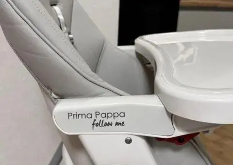 Стілець для годування Peg perego Prima pappa follow me Grey - 1/3