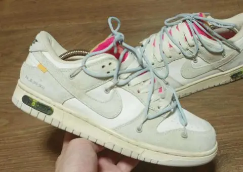 Кроссовки Nike Dunk Low Off-White Lot 38 DJ0950-113 оригінал 40 розмір - 3/3