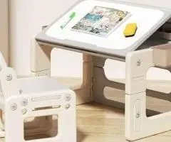 Стіл трансформер дитячий BabyPods зі стільчиком та мольбертом столик