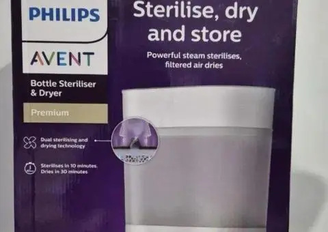 Стерилізатор і сушарка Philips Avent Premium SCF293 для пляшечок - 1/3