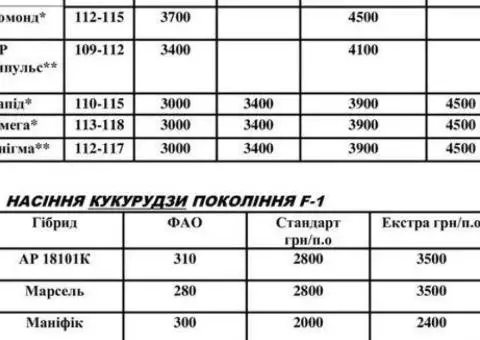 Насіння соняшника,кукурудзи  Бастіон,ВС Ірмін,Альдазор,Бомонд,Амарок - 2/3
