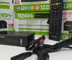 НОВЫЙ HD тюнер приставка Т2 WV T624D4 приемник DVB-C/T2 YouTube MEGoGo