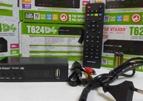 НОВЫЙ HD тюнер приставка Т2 WV T624D4 приемник DVB-C/T2 YouTube MEGoGo - 2/3