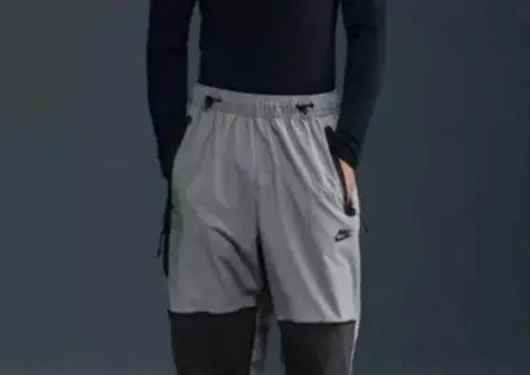 Штани спортивні Nike Tech Woven Loose Fit Pants Black - 1/3