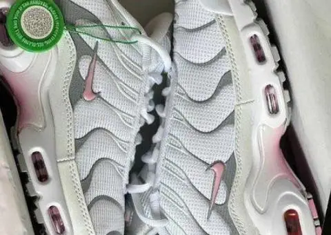 Женские кроссовки Nike Air Max TN Plus White&Grey&Pink. Размеры 36-40 - 3/3