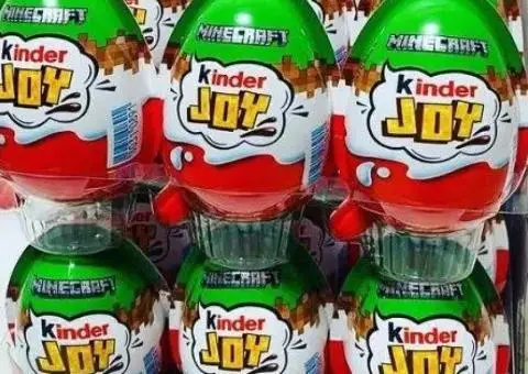 Шоколадні яйця Kinder Joy Minecraft