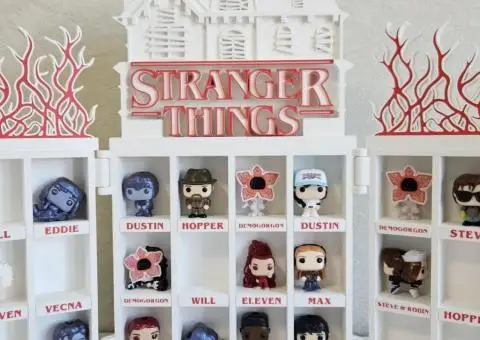 Стенд/Бокс/Поличка/Шафа/Підставка для фігурок Kinder  Stranger Things