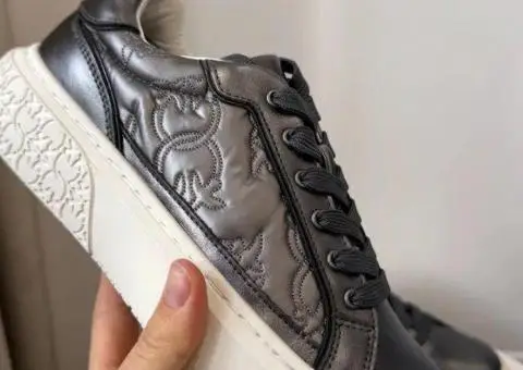 Кеди Pinko Sneakers Pinko Yoko 21 колір сірий і табакко, є всі розміри - 2/3