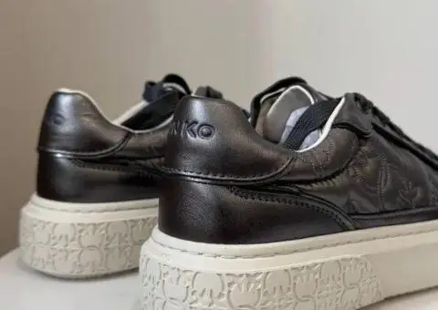 Кеди Pinko Sneakers Pinko Yoko 21 колір сірий і табакко, є всі розміри - 3/3