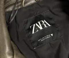 Нова Шкіряна куртка ZARA M жіноча (косуха)