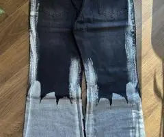 Flared wide maison margiela type racer rick owens джинсы фларед клеш