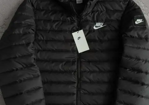 Куртка мужская демисезонная Nike Puffer до 0°С весенняя осенняя черная - 2/3