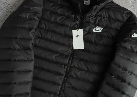 Куртка мужская демисезонная Nike Puffer до 0°С весенняя осенняя черная - 3/3