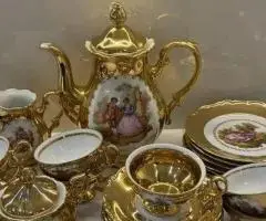 Золотий чайний набір Bavaria вінтаж
