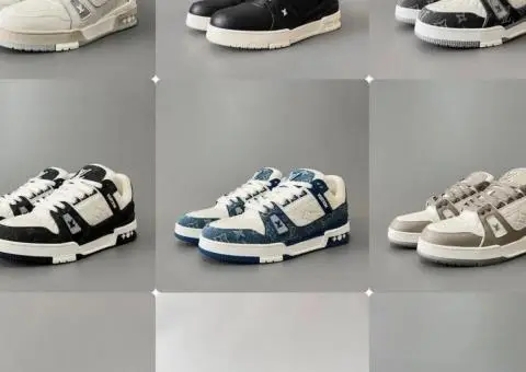 Нові Кросівки Louis Vuitton Trainer/LV Trainer Sneakers/Люкс якість! - 1/3