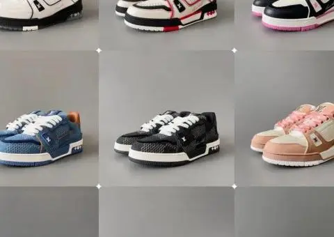 Нові Кросівки Louis Vuitton Trainer/LV Trainer Sneakers/Люкс якість! - 2/3