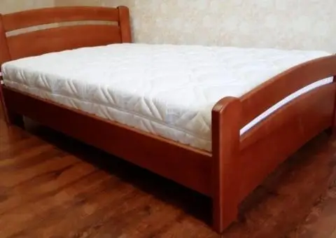 Кровать двуспальная Агата из массива дерева, ліжко двоспальне Венеція - 1/3