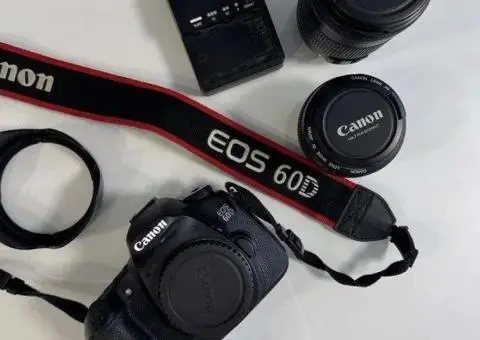 Фотоапарат Canon EOS 60D + 2 об’єктиви — повний комплект - 1/3