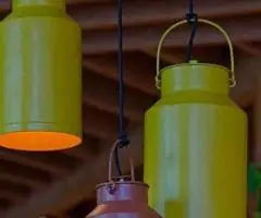Дизайнерський світильник ручної роботи з металу | стиль Loft