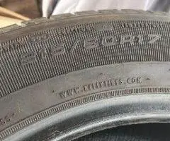 Продам автошины 215х60хR17 лето