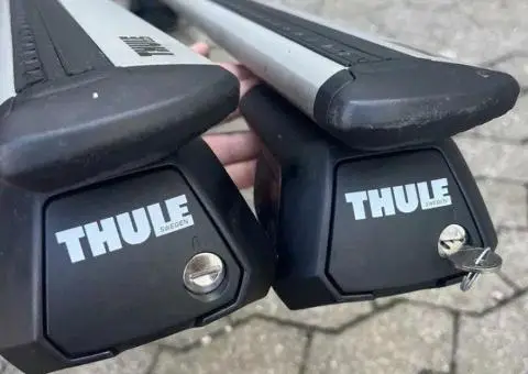 Поперечини перемички рейлінги багажник на дах аеродинамічні Thule Audi - 1/3