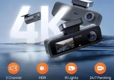 Акція Відеореєстратор 3 камери 70mai Dash Cam T800E-1 4K + задня RC21 - 3/3