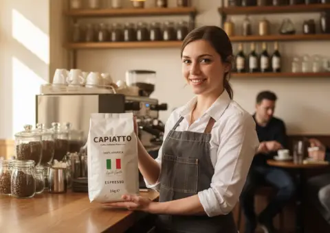 Кава в зернах Capiatto, 100% арабіка, італія - 3/3