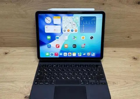 2022 Apple iPad Air M1  Wi-Fi + сім карта 256gb  стан нового - 1/3