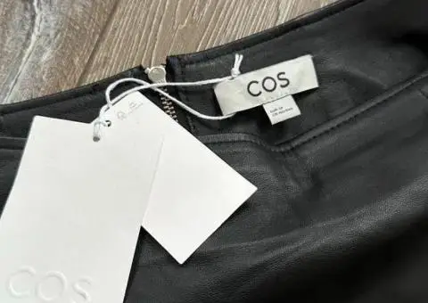 Спідниця COS, натуральна шкіра - 2/3