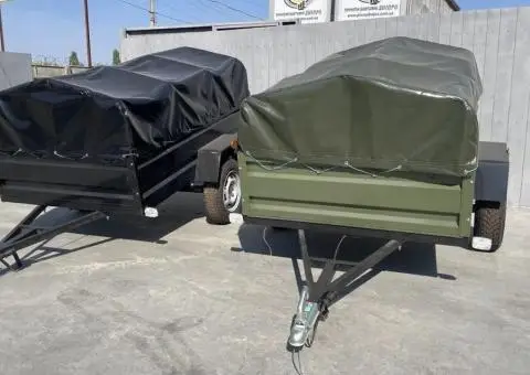Новий авто причіп 200х120х35 (одновісний причіп) - 1/3
