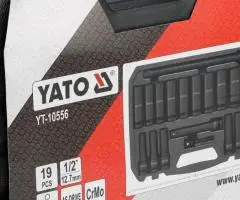 Набір ударних головок 1/2 дюйма 19 шт. YATO YT-10556