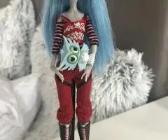 Monster high гулія базова на чорних резинках