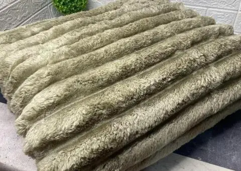 Велюрове покривало “Королівський шарпей” 6см. Смужка 200×230 - 2/3