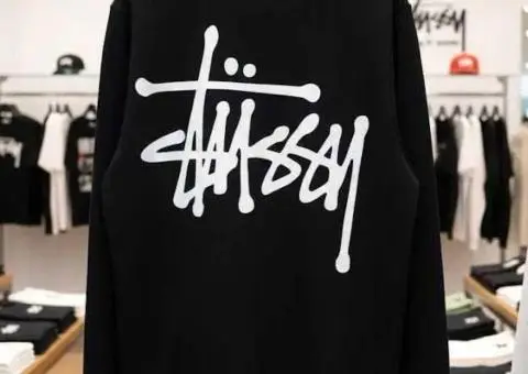Чорний Світшот Stussy — Кофта Стусси Fuzzy Dice — XS S M L XL - 1/3