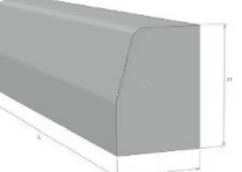 Борт дорожній 150 і 180 мм