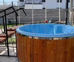 Чан на дрова Мобільний чан Купіль з підігрівом Басейн Баня Сауна