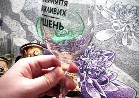 Чашки, хрустальные вазы 9 предметов - 3/3