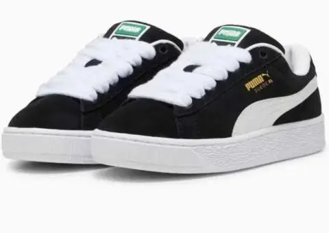 Оригінальні кросівки жіночі Puma Suede 396577-02 Black/White пума - 1/3