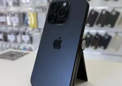 iPhone 15pro 128gb black titanium 100% батарея - 1/3