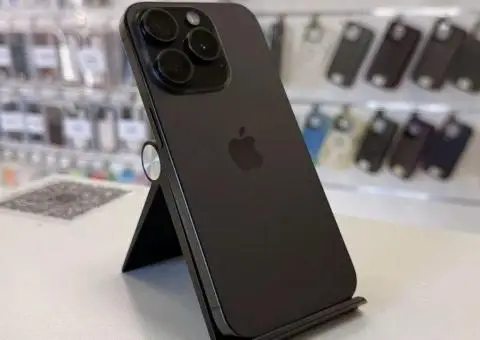 iPhone 15pro 128gb black titanium 100% батарея - 2/3