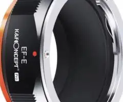 Адаптер K&F Concept Pro байонет EOS на E, сумісний з
