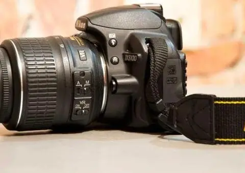 Дзеркальний фотоапарат Nikon D3100 +об’єктив +сумка - 1/3