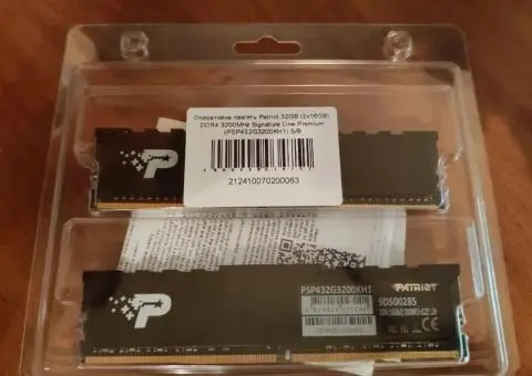 PATRIOT 32 GB (2x16GB) DDR4 3200 MHz Signature Premium