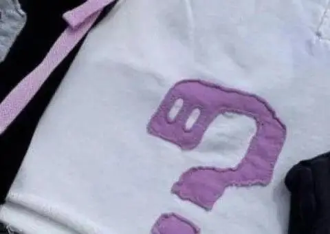 Rummy Brand Shorts/ Шорти спортивні з принтом знак вопроса Y2K/ GP/ GG - 1/3