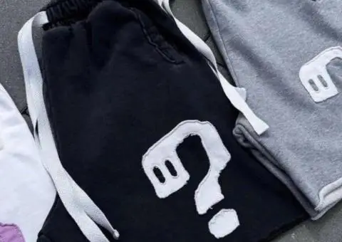 Rummy Brand Shorts/ Шорти спортивні з принтом знак вопроса Y2K/ GP/ GG - 2/3