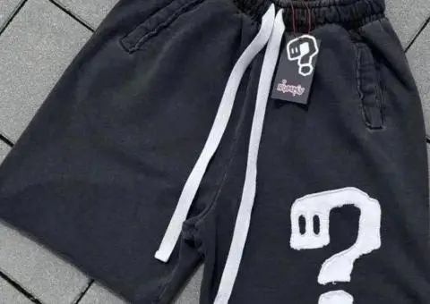 Rummy Brand Shorts/ Шорти спортивні з принтом знак вопроса Y2K/ GP/ GG - 3/3