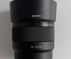 Обʼєктив Sony 50 mm 1.8  FE + фільтр Hoya