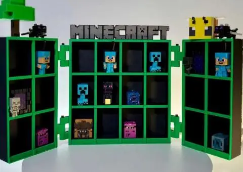 Поличка книжка‼️для фігурок кіндер Minecraft Стенд Підставка Майнкрафт - 2/3