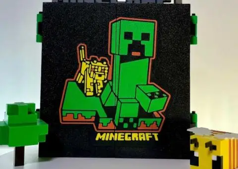 Поличка книжка‼️для фігурок кіндер Minecraft Стенд Підставка Майнкрафт - 3/3