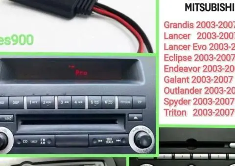 Bluetooth5.0 Mitsubishi Lancer X Outlander Galant Митсубиси AUX блютуз - 2/3